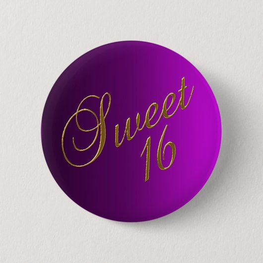 Sweet 16 Club Button paarse (Voorkant)