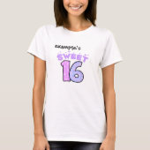 Sweet 16 - creëer uw eigen t-shirt (Voorkant)