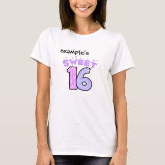 Sweet 16 - creëer uw eigen t-shirt