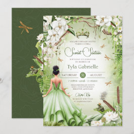 Sweet 16 De kikker Prins Sprookjesprinses Kaart