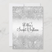Sweet 16 Diamond Snowflake Winter Wonderland Kaart (Voorkant)