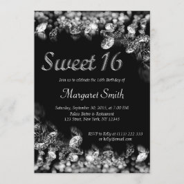 Sweet 16 Diamonds Uitnodiging