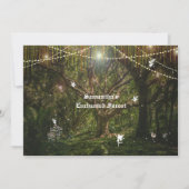 Sweet 16 Enchanted Forest Fairies Rabbit Flowers Kaart (Voorkant)