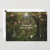 Sweet 16 Enchanted Forest Fairies Rabbit Flowers Kaart (Voorkant / Achterkant)