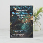 Sweet 16 Enchanted Forest Led Light Kaart (Staand voorkant)