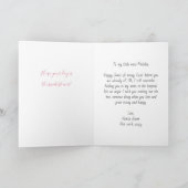 Sweet 16 Eucalyptus Peonies verjaardagskaart Kaart (Binnen)