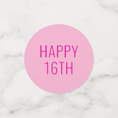 Sweet 16-feest! Tafelconfetti Confetti (Kleine voorkant)