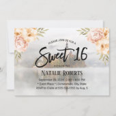 Sweet 16 Floral Fairy Tale Misty Lake Kaart (Voorkant)