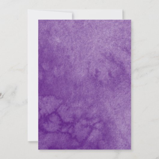 Sweet 16 Floral Paars Dress Butterfly Kaart (Achterkant)