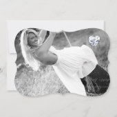 Sweet 16 Flower Damask Birthday Photo Card Kaart (Achterkant)