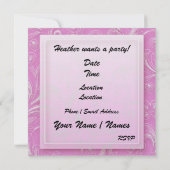 Sweet 16 foto uitnodigen - SRF Kaart (Achterkant)