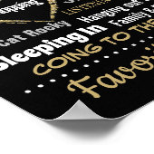 Sweet 16 gebarentaal op moederdag van het moederbo poster (Hoek)