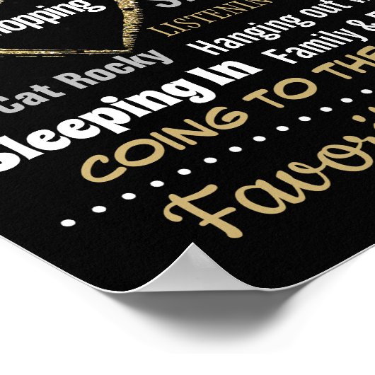 Sweet 16 gebarentaal op moederdag van het moederbo poster (Hoek)