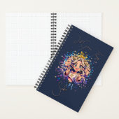 Sweet 16 Gemini Custom Name Notebook Notitieboek (Binnen)