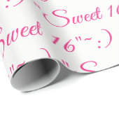 Sweet 16 Gift-Wrap Cadeaupapier (Rol Hoek)