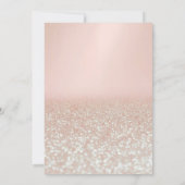 Sweet 16 Glitter Bokeh Ombre, Eiffel Tower Sweet 1 Kaart (Achterkant)