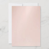 Sweet 16 Glitter Bokeh Ombre, Glitter Dress, Tiara Kaart (Achterkant)