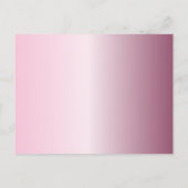 Sweet 16 Glitter drukt Blush Pink Metallic foto Briefkaart (Achterkant)