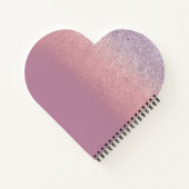 Sweet 16 Glitter Ombre Guest Heart Notitieboek (Achterkant)
