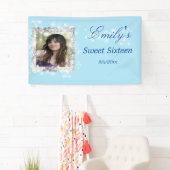 Sweet 16, Glitter, Sparkle, Custom Spandoek (Insitu)