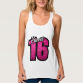 SWEET 16 GLITTER T-SHIRTS (Voorkant)