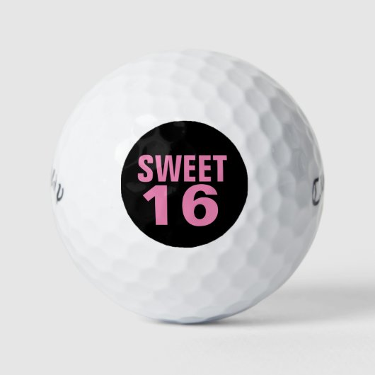 SWEET 16 GOLF BALLS GOLFBALLEN (Voorkant)