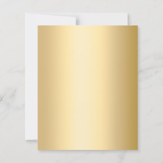 Sweet 16 groen goud jurk sterren uitnodiging (Achterkant)