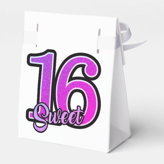 Sweet 16-gunstig vak bedankdoosjes (Achterkant)