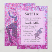 Sweet 16 | Gymnastiek en dansen Kaart (Voorkant / Achterkant)