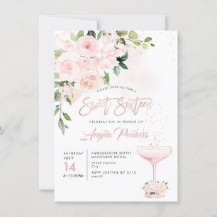 Sweet 16 H2 Blush Anthuriums Rozen Pioenen Kaart