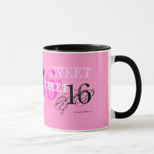 Sweet 16 Happy Birthday voor Teen - Roze Mok
