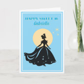 Sweet 16! Happy Birthday Wenskaart Kaart (Voorkant)