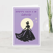 Sweet 16! Happy Birthday Wenskaart Kaart (Voorkant)