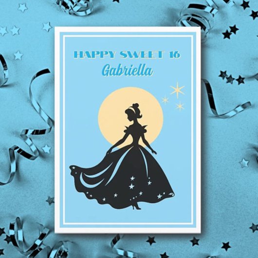 Sweet 16! Happy Birthday Wenskaart Kaart
