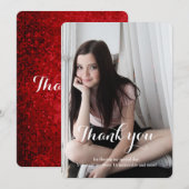 Sweet 16 Hartelijk dank voor uw rode kaart (Voorkant / Achterkant)