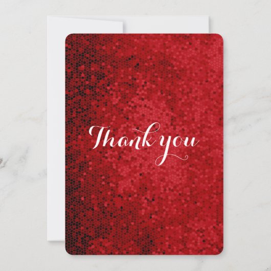 Sweet 16 Hartelijk dank voor uw rode kaart (Achterkant)