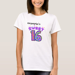 Sweet 16 (helder) - creëer uw eigen t-shirt