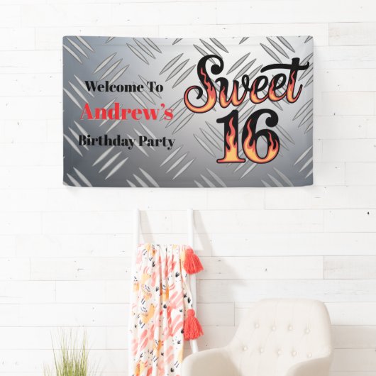Sweet 16 In Fire Flames and Silver Plate  Spandoek (Insitu)