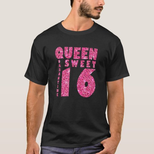 Sweet 16 in Quarantine T-shirt (Voorkant)