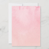 Sweet 16 Invitaties Hot Pink Floral Kaart (Achterkant)