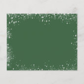 Sweet 16 jager groen wit save date card (Achterkant)