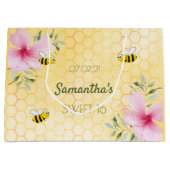 Sweet 16-jarige gelukkige hommels honingraat groot cadeauzakje (Voorkant)