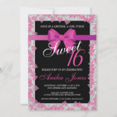 Sweet 16-jarige uitnodiging (Voorkant)
