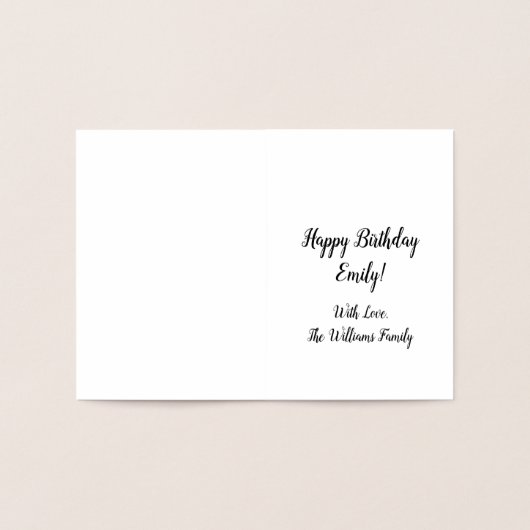 Sweet 16 Jubileum Schattigee Harten Typografie Folie Kaarten (Binnen)