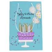 Sweet 16 kaarsen Verjaardag Medium Cadeauzakje (Voorkant)