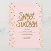 Sweet 16 Kaart (Voorkant / Achterkant)