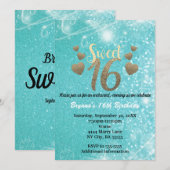 Sweet 16 kaart (Voorkant / Achterkant)