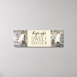 Sweet 16 Keepsake Collage Canvas Afdruk