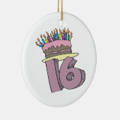 Sweet 16 keramisch ornament (Rechts)