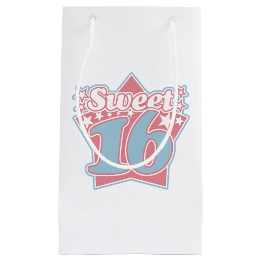Sweet 16 Klein Cadeauzakje (Voorkant)